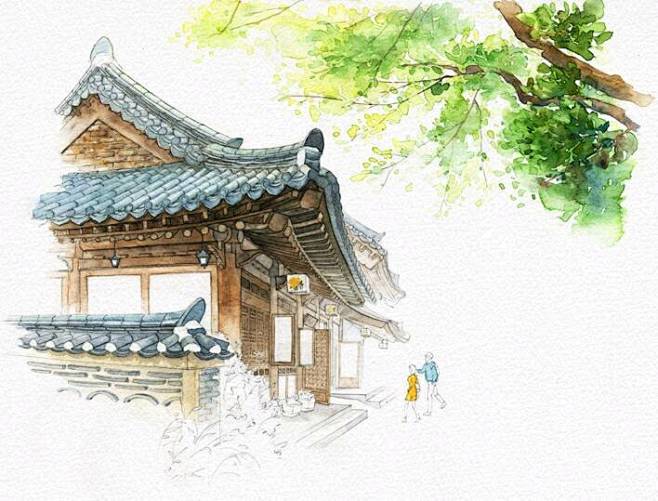 古代风景图