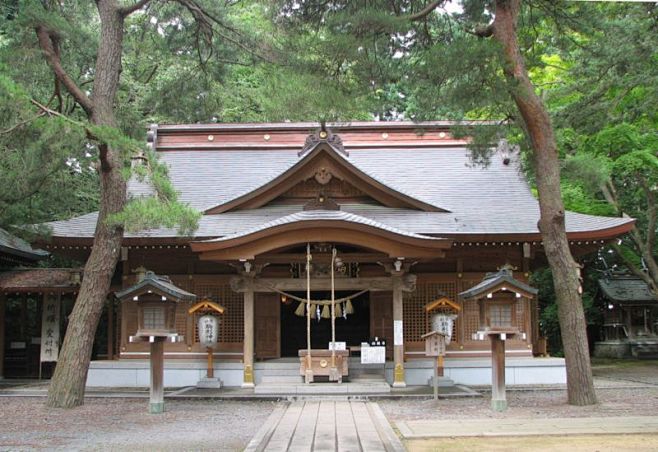 古老的日本神社岩手县