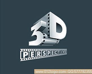3D数字-立体英文logo设计_logo设计欣赏-中英室内设计的工作图片