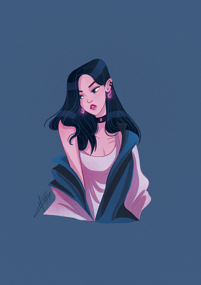 欧美风格画