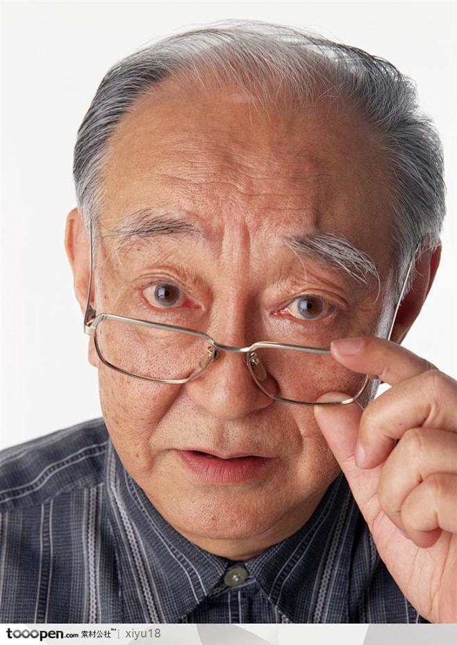 可爱老人素材