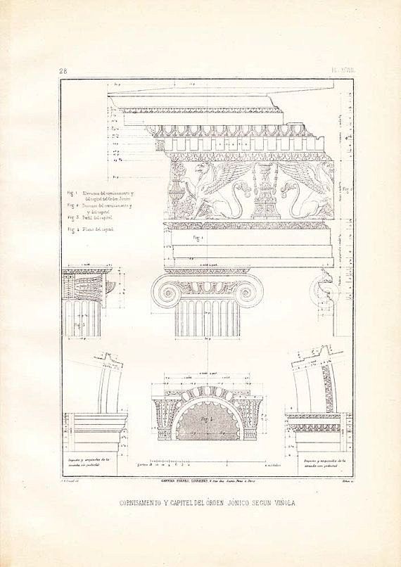 西方古典建筑制图