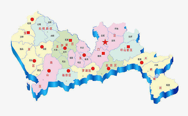 深圳地图 