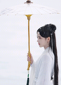 古装撑伞造型女