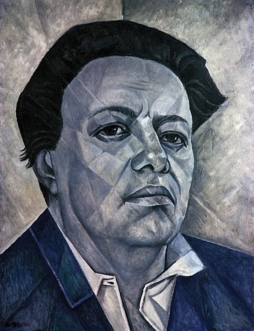 俄罗斯立体派画家marevnamarievorobieffportraitofdiegorivera1960