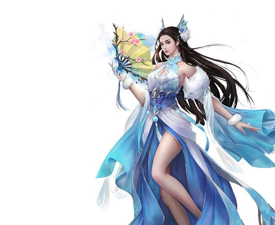 cg游戏——古风女