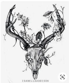 比利刺青tattoo工作室采集到鹿 纹身素材