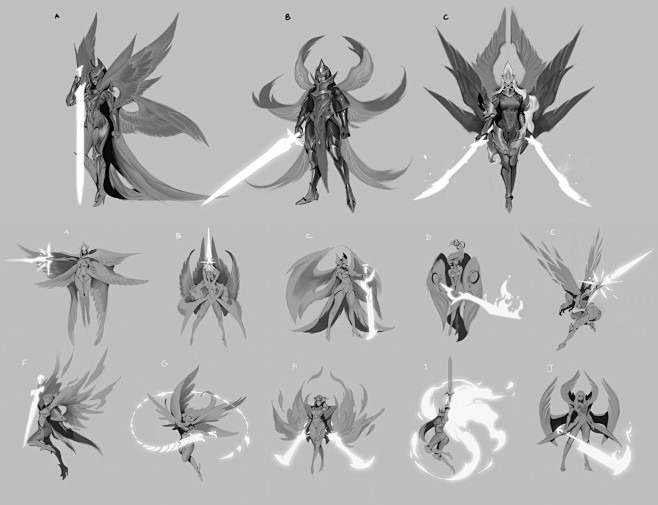 正义天使 凯尔(角色设计图)--美国洛杉矶 拳头公