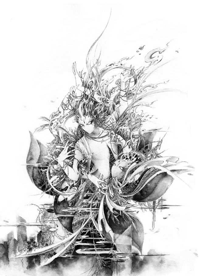 黑白画意