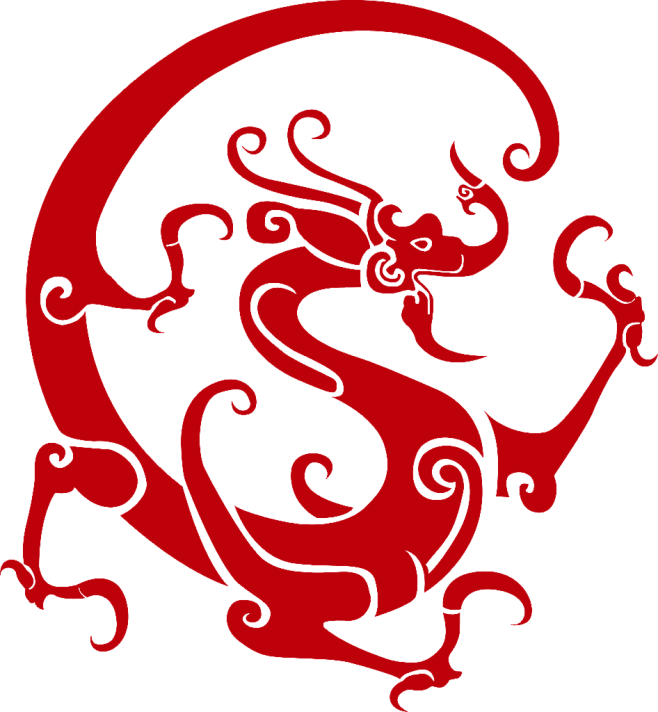中国传统元素古代龙透明背景免扣素材png