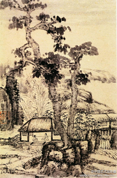 清四僧石涛髡残八大山人弘仁