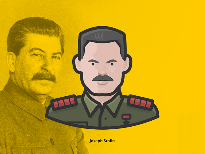 com joseph stalin avatar icon vector collection d. dribbble.