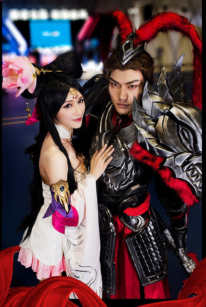 2017kpl大赛cosplay---貂蝉 @孙妍stephanie / 吕布 @金刚直男