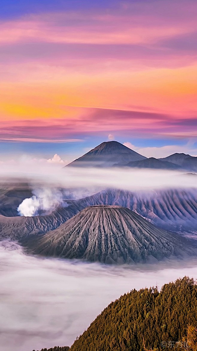 婆罗摩火山喷发马来西亚