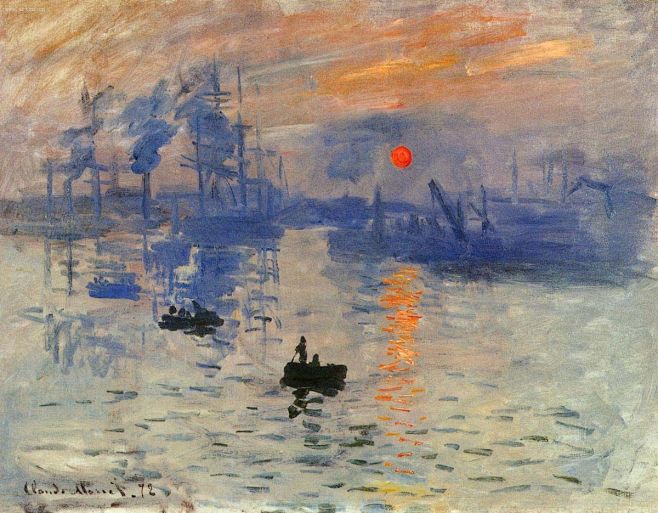 世界经典名画壁纸 印象派画家 claude monet 克劳德 莫奈作品 - 莫奈