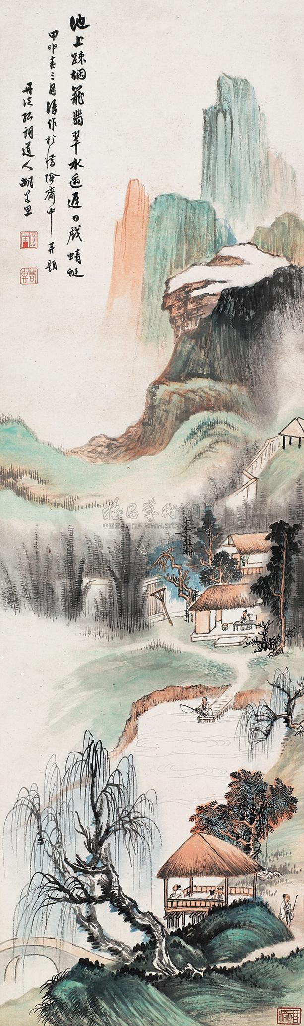 青绿山水 -花瓣网|陪你做生活的设计师 | 吴琴木山水