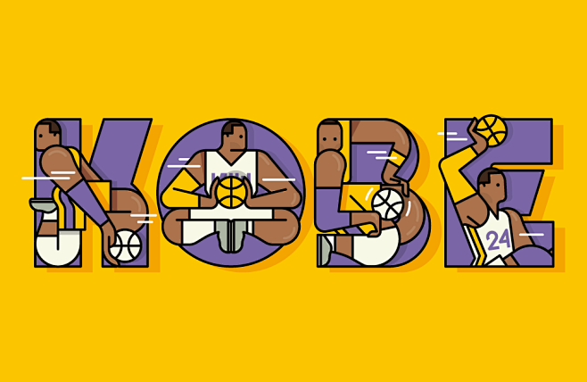 kobeatributetypoillustrationaboutmyfavouritebasketballp