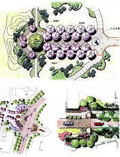 sj-入口景观设计平面图-花瓣网|陪你做生活的设计师