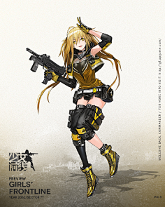 weibo.com采集wind_sky采集到少女前线1突击步枪「em-2」重创gf.txwy.