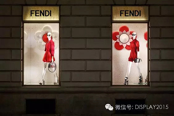 fendi橱窗陈列