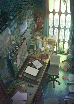 插画-场景-室内