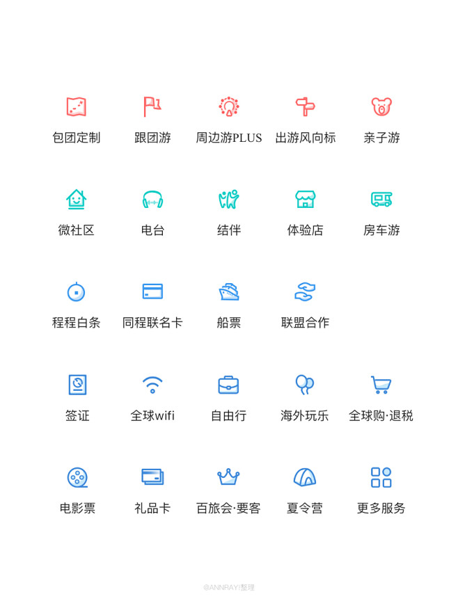 美团app图标iconannray整理