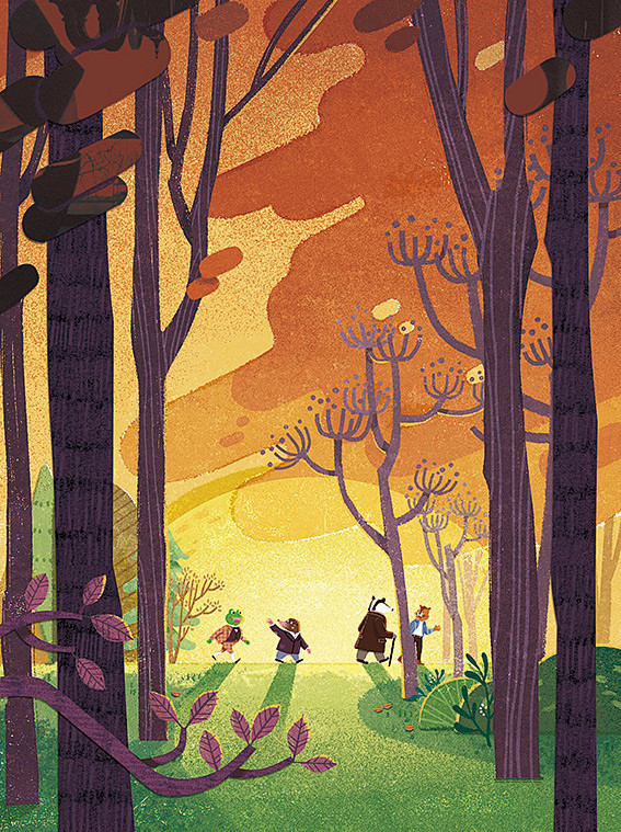 柳林风声插图项目thewindinthewillowsbookillustrationsproject