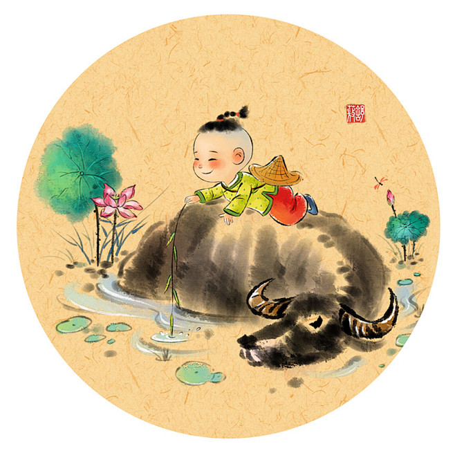 童趣插画