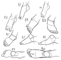 艺学绘app采集到艺学绘教程脚的画法