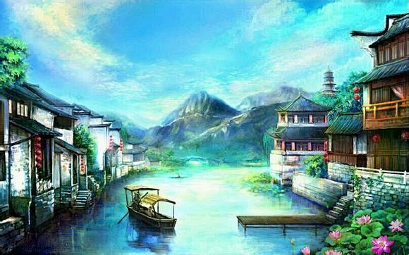 牡丹语宫殿楼阁风景环境古风图片古风图片吧百度贴吧