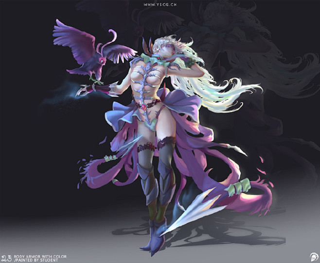角色原画设计(女)-花瓣网|陪你做生活的设计师 | etov