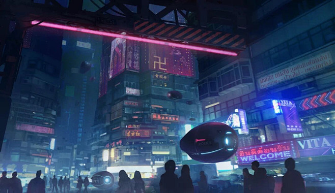 赛博朋克风格