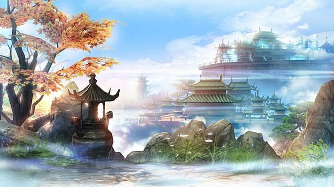 仙侠建筑场景