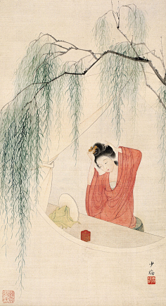 水墨丹青(山水画,仕女图)