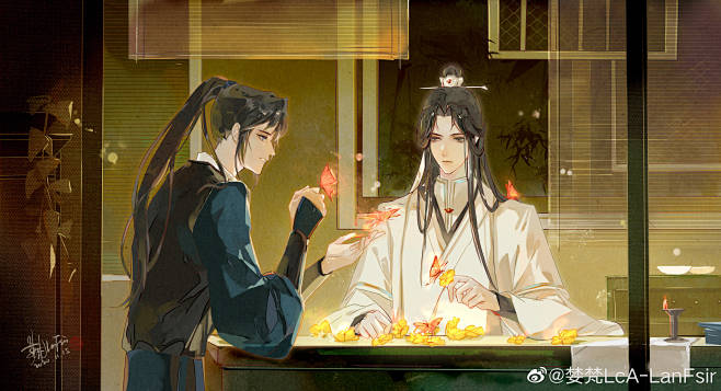 二哈和他的白猫师尊原耽小说同人画师婪梵lcalanfsir画师微博https