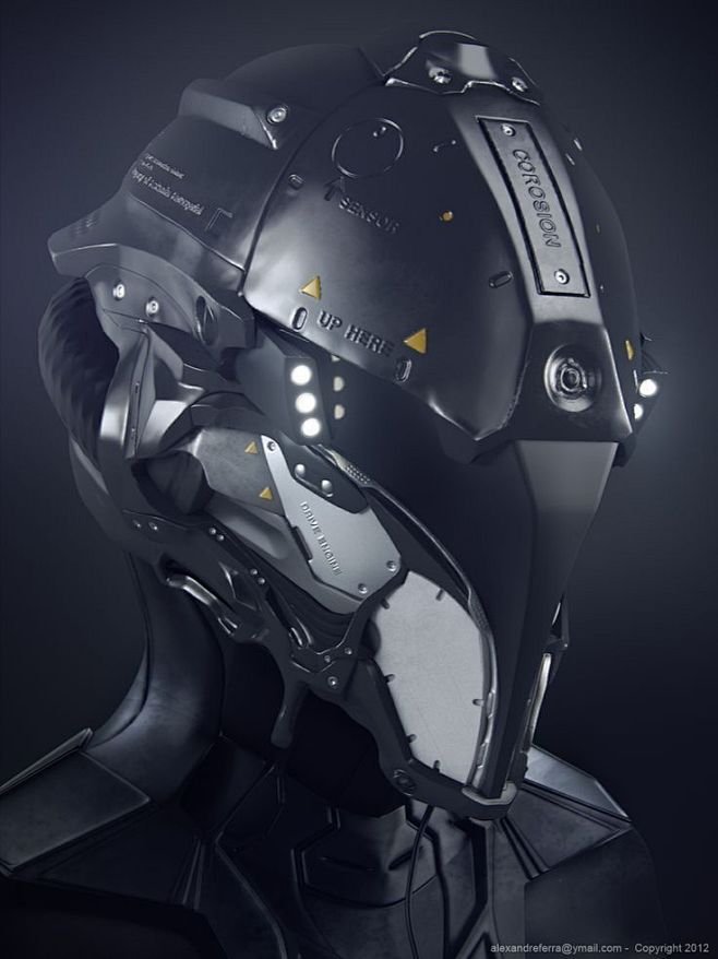 科幻头盔