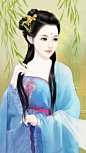 美女 美人 古风人物 古风女子 倾国倾城 妩媚 仙侠 少女 女人 游戏