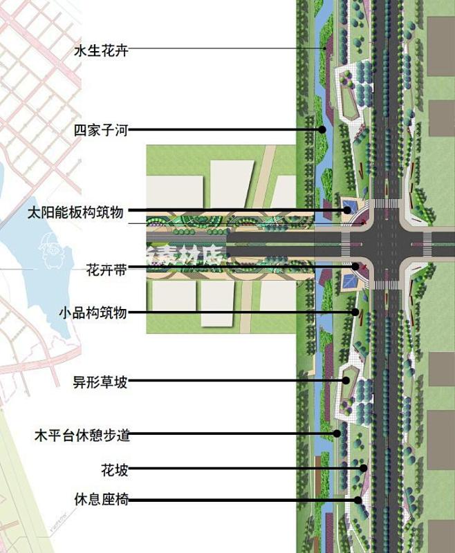 com 2017道路绿化景观设计方案文本案例素材参考 城市街道 道路规划