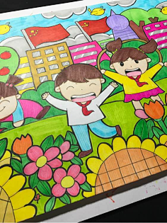平安是福89448采集到儿童画