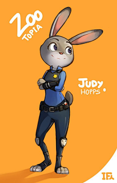 com #zootopia# #疯狂动物城# #nick# #judy# #迪士尼# #动画# #.