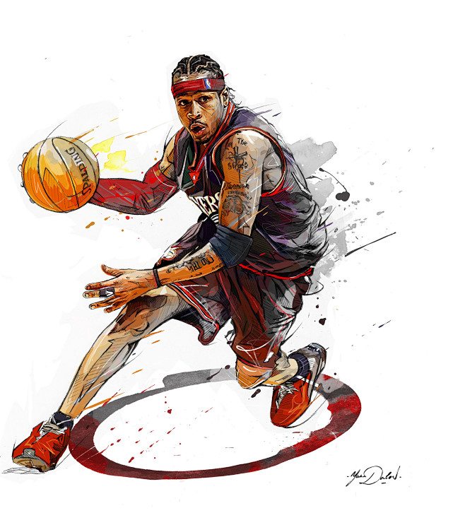 nba allen iverson o.