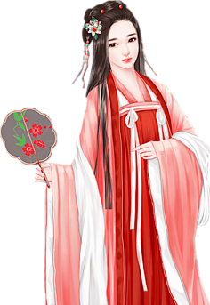 素材古代免扣人物女