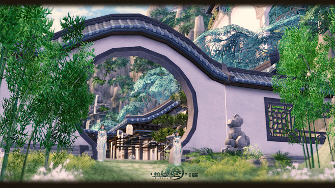 剑三长歌门场景