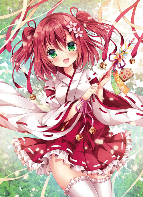 动漫美少女二次元同人和风小萝莉萌妹子和服美人精美插画漫画唯美手绘