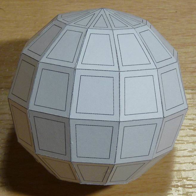 纸立体几何体纸模型教具儿童早教手工纸艺立体构成多面体球体v02淘宝