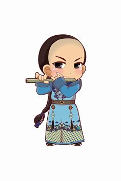 卡通版人物-花瓣网|陪你做生活的设计师 | 阿哥妃子版
