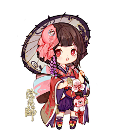 阴阳师人物插画模型素材