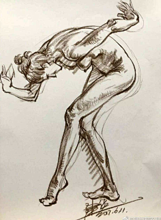 人体速写-素描