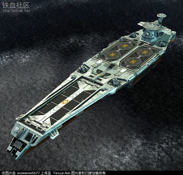 未来超级战舰空中航空母舰