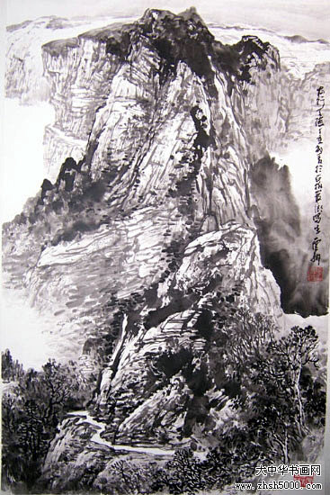 n2fpywgl采集到施云翔【山水】 2010072211455473499施云翔山水画